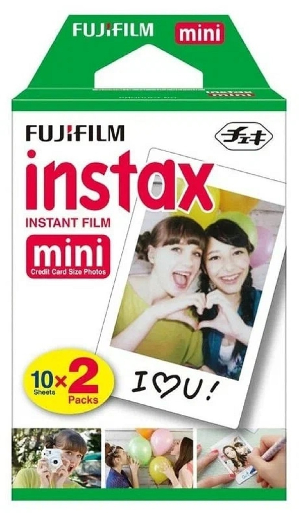 Fujifilm Instax Mini, 100 г, 20 шт., белая