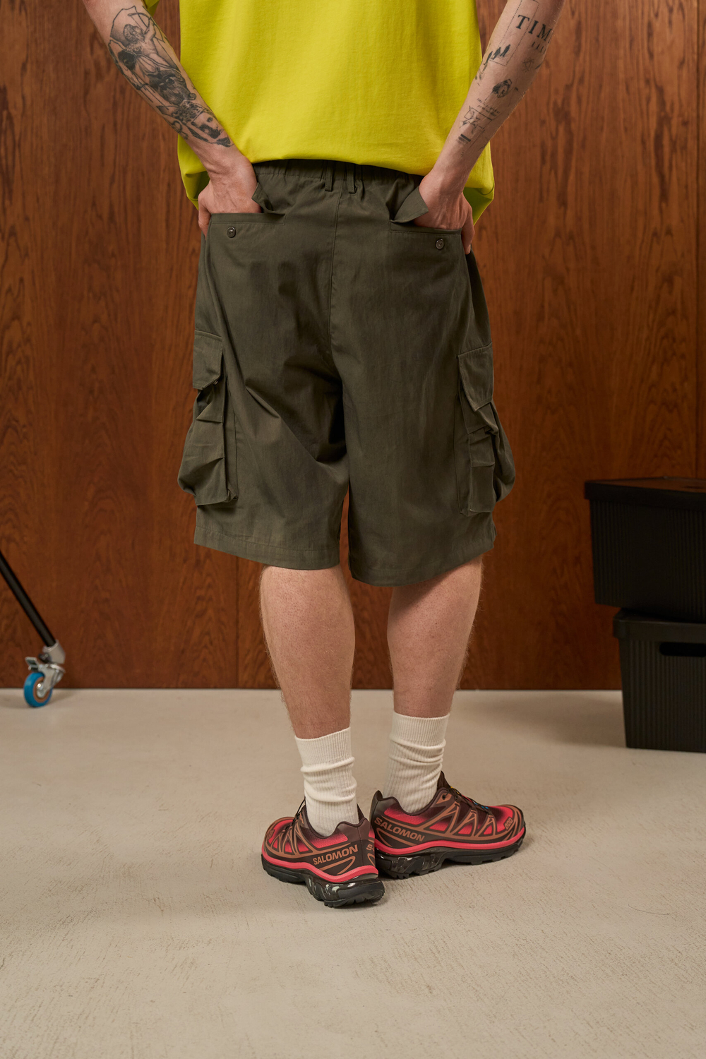 Шорты Appetite Rivets Cargo "Pastel Olive"