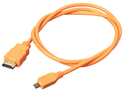 Кабель HDMI — Micro-HDMI, 1 м, оранжевый