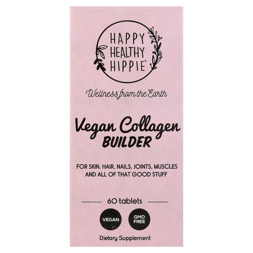 Happy Healthy Hippie, Vegan Collagen Builder, 60 таблеток