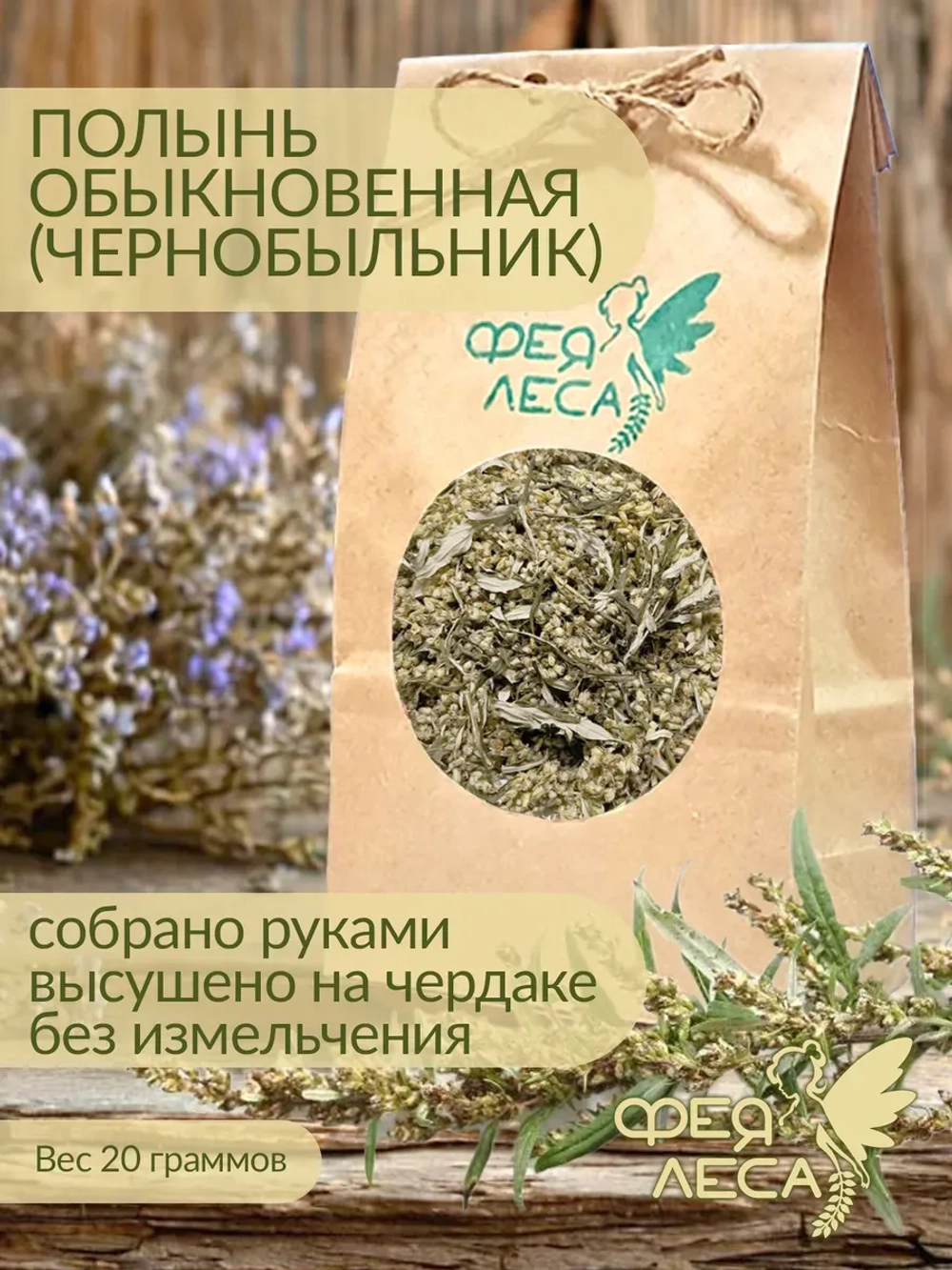 Полынь обыкновенная (Чернобыльник) соцветия