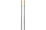 Сверло спиральное по металлу 3.5x112 мм, Р6М5, Golden Tip, удлиненное, 2 шт Denzel 718248