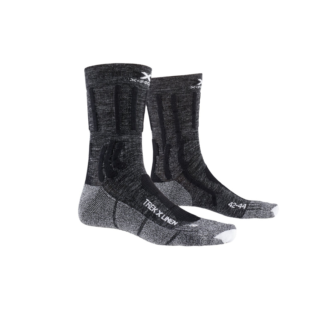 Носки X-Socks Trek X Linen Socks Dolomite Grey Melange/Opal Black