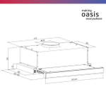 Вытяжка OASIS UV-60G