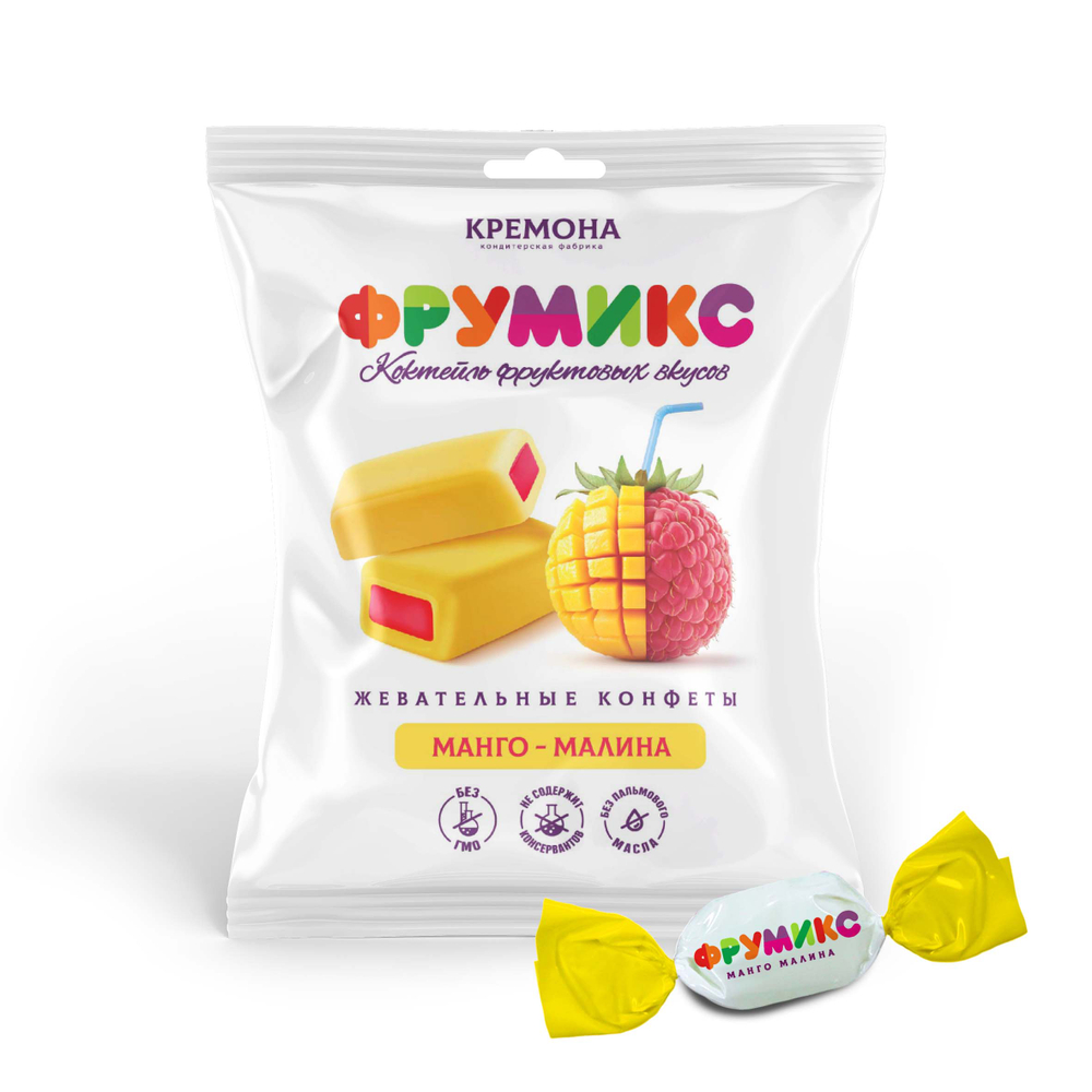 ФРУМИКС Жевательные конфеты манго/малина, 45г х 16шт