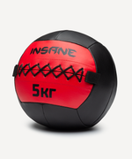 Медбол INSANE IN24-WB100, 5 кг, красный