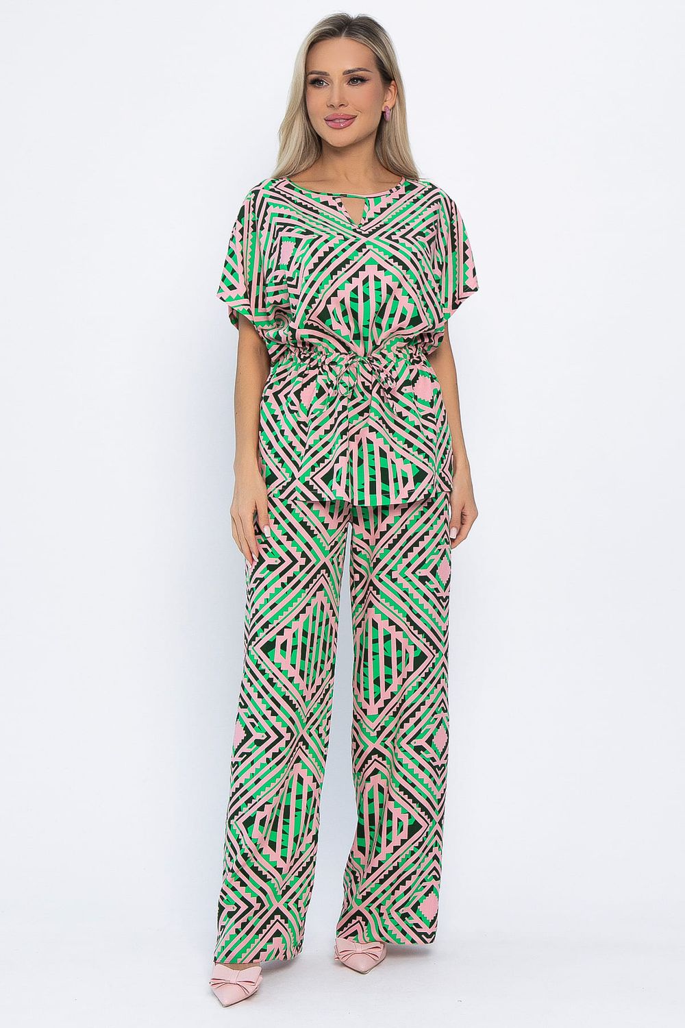 Костюм Аксиома успеха (зелено-розовый) К13831-5М LT Collection