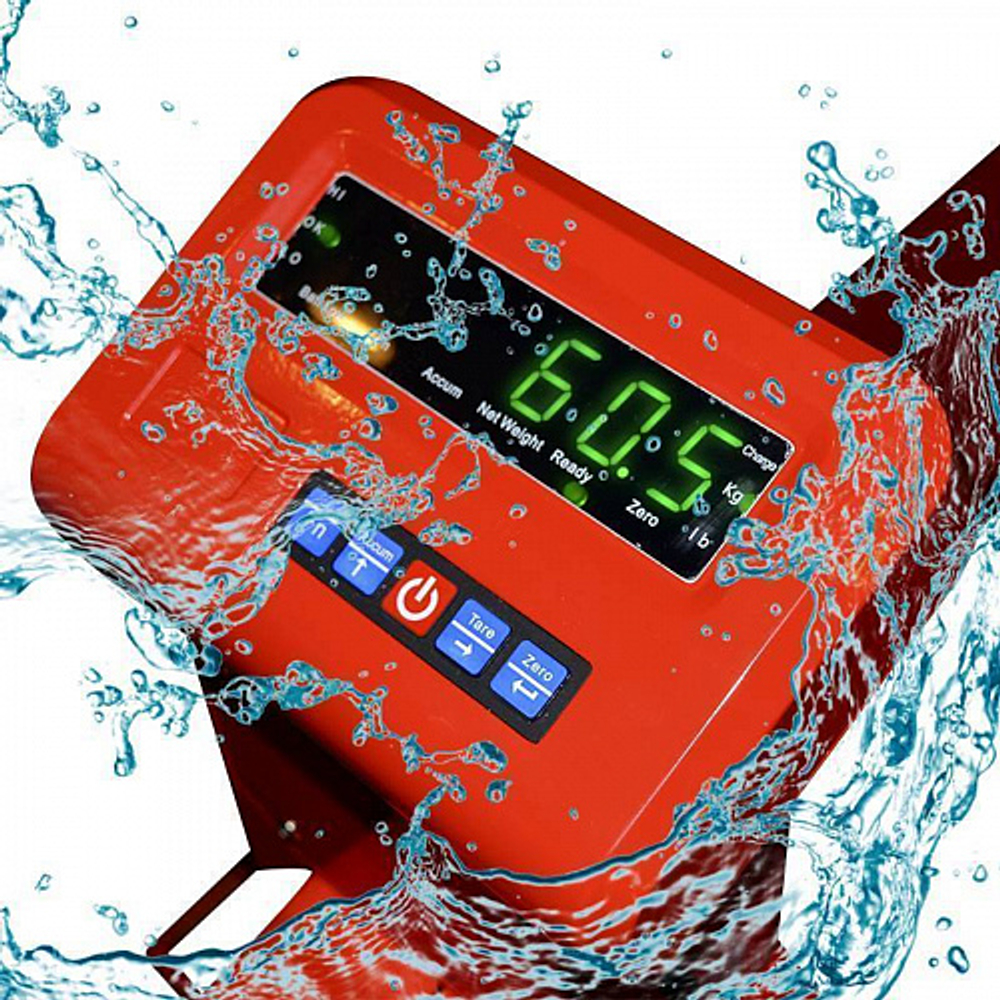 Тележка гидравлическая OXLIFT OX20-ESR (г/п 2,0 т, L=1150 мм) с весами