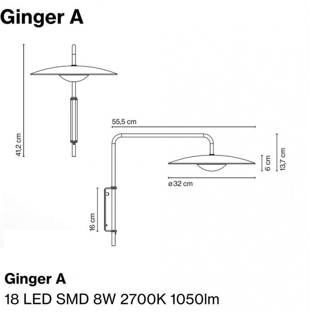 лампа  GINGER by Mars
