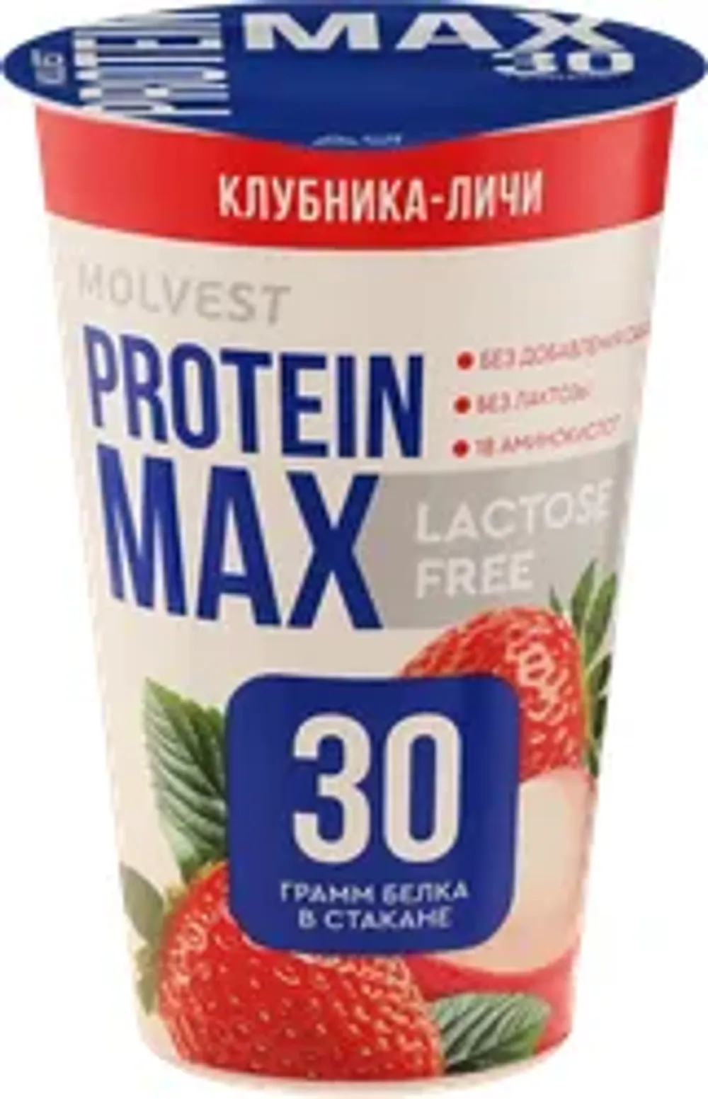 Напиток Protein Max 240г клубника личи