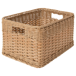 IKEA BEKNA  (ИКЕА БЕКНА)  -  Корзина - техноротанг бежевый 25x35x20 см