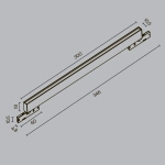Трековый светильник Базис / Basis Levity 3000К 8Вт 100°, TR192-1-8W3K-B. TM Maytoni