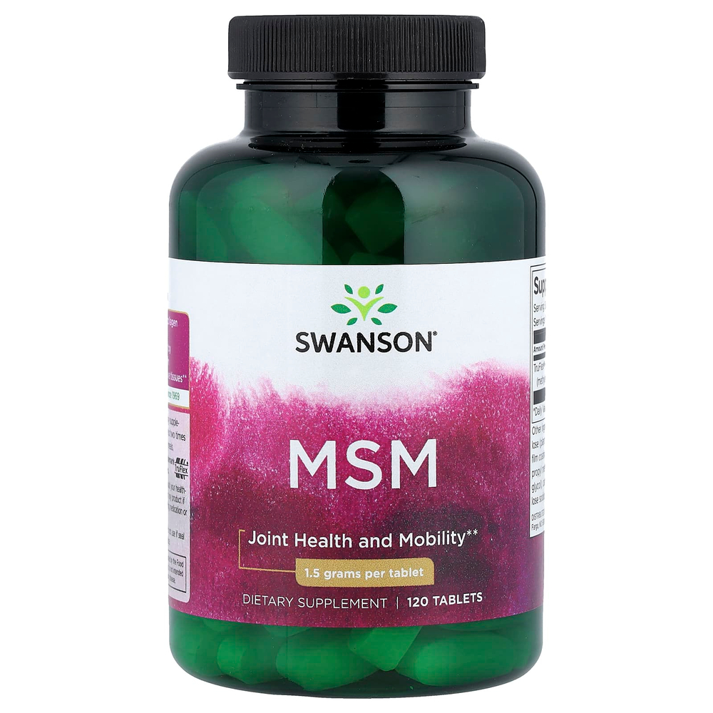 Swanson Vitamins, МСМ, 1500 мг, 120 таблеток