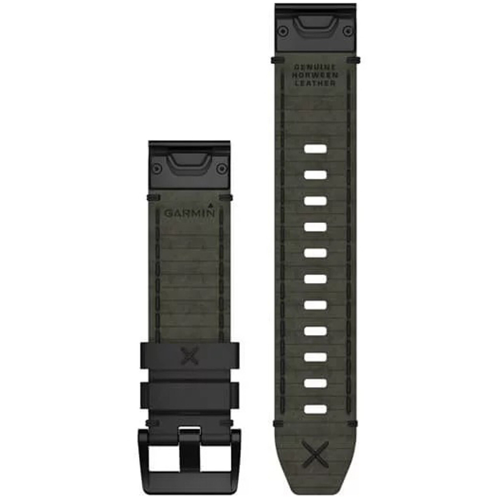 Ремешок Garmin MARQ QuickFit 22 черный кожаный 010-12738-19