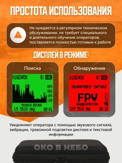 Детектор дронов и бпла aSel Labs H231