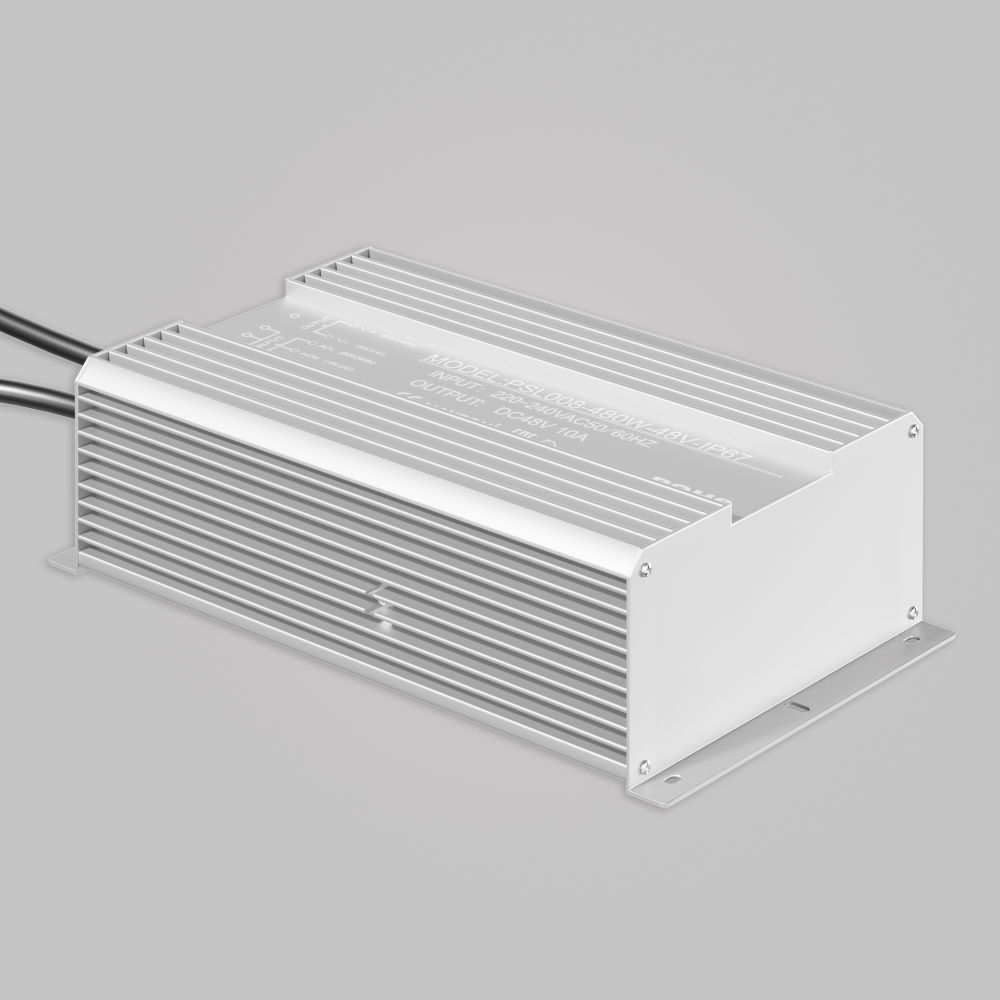 Блок питания для магнитных систем 480Вт, 48V, IP67 Maytoni Power Supply Magnetic PSL008-480W-48V-IP67