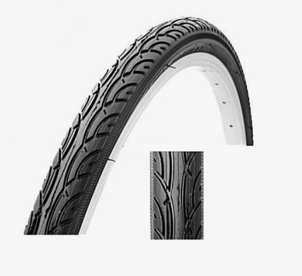 Покрышка TRIX 28"х 1,75 (47-622) TXBL-7503, полуслик, черная