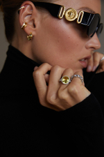 Серьга каффа Geo Gold