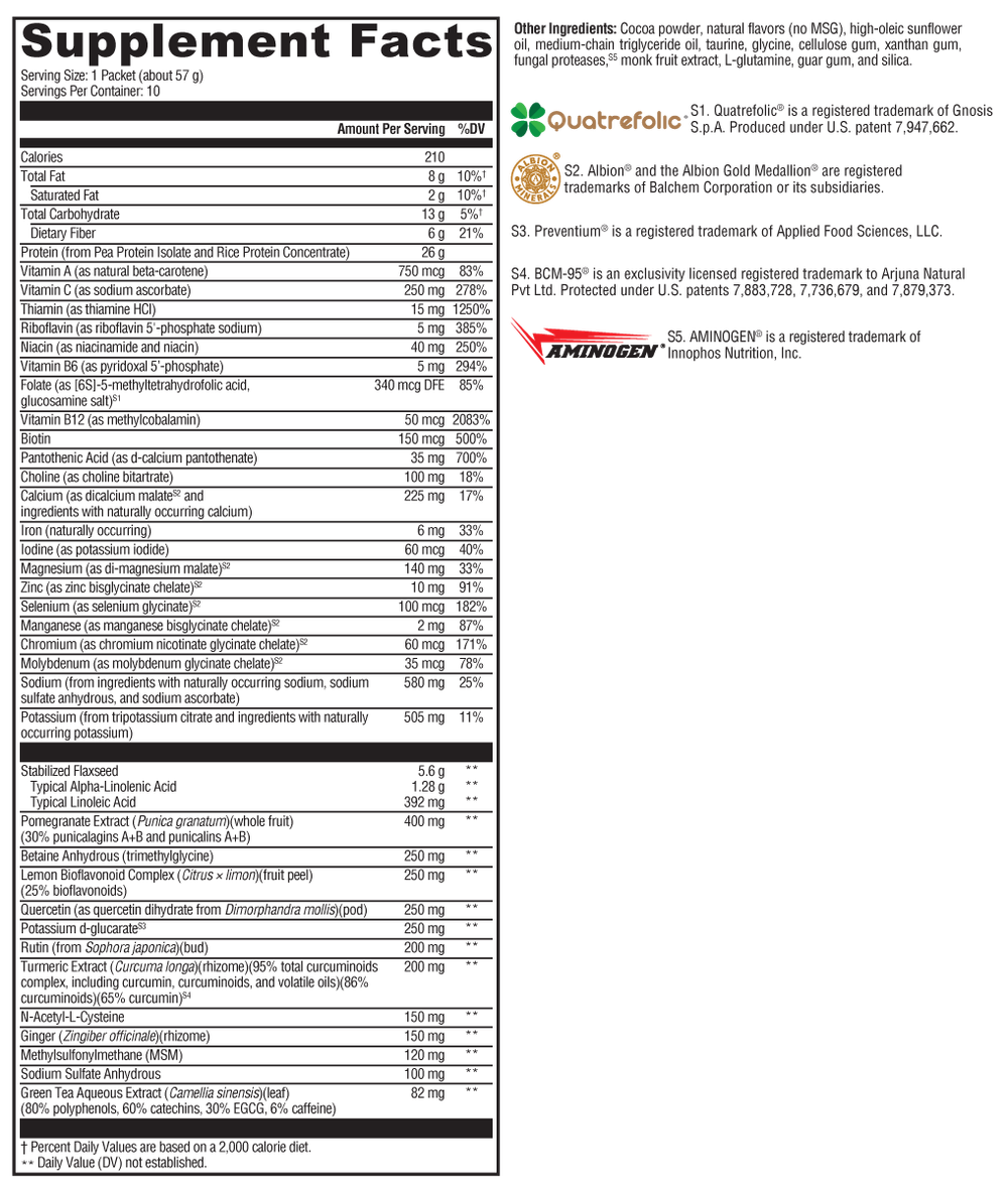 OptiCleanse® GHI Creamy Chocolate Sugar- & Stevia-Free 20 Servings