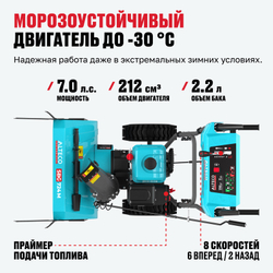 Бензиновая снегоуборочная машина ALTECO SBG 724 M