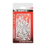 Заклепки 3.2 х 8 мм RAL 9003, сигнально-белые, 50 шт Matrix — фото 5
