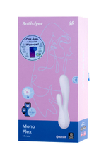 Нереалистичный вибратор Satisfyer Mono Flex, белый (Цвет: белый)