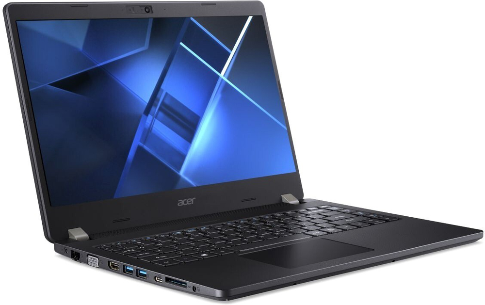 Ноутбук Acer TravelMate P2 TMP214-53-509T Core i5 1135G7/8Gb/SSD256Gb/Intel UHD Graphics/14;/IPS/FHD (1920x1080)/Windows 10 Professional/black/WiFi/BT/Cam