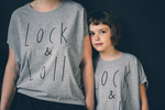 Футболка Lock&Loll серый меланж