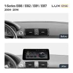 Магнитола для BMW 1-серия E87, E81, E82 2004-2011 (врезка наверх) - Teyes LUX ONE монитор 12.3" на Android 10, Быстрая, CarPlay, 4G SIM-слот, джойстик iDrive в комплекте