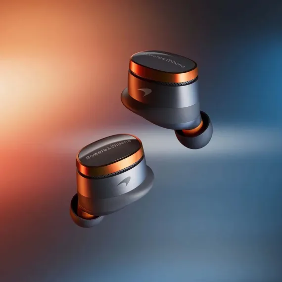 Bowers &amp; Wilkins Pi8 McLaren Edition Galvanic Grey/Papaya Orange
