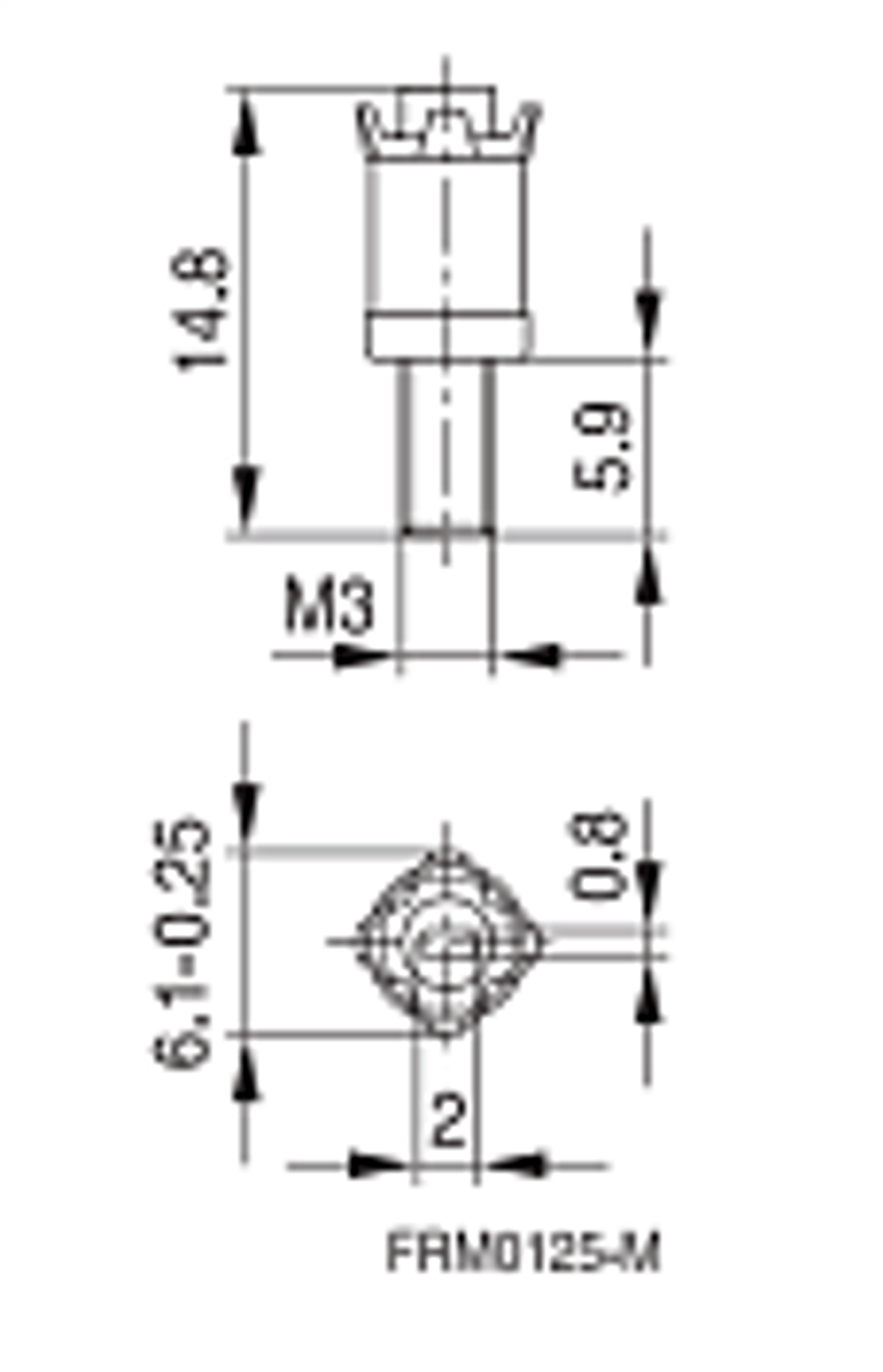 RM10 / P 26 x 16 / P 30 x 19 / P 36 x 22 Подстроечник B65679E0002X022