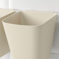 IKEA SUNNERSTA  (ИКЕА СУННЕРСТА)  -  Контейнер - бежевый 12x11 см