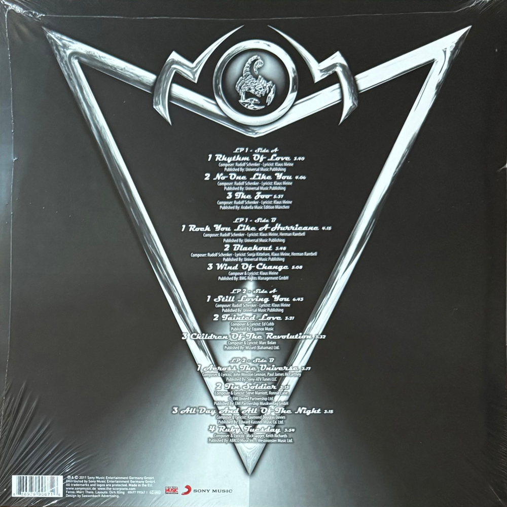 Виниловая пластинка Scorpions - Comeblack 2LP
