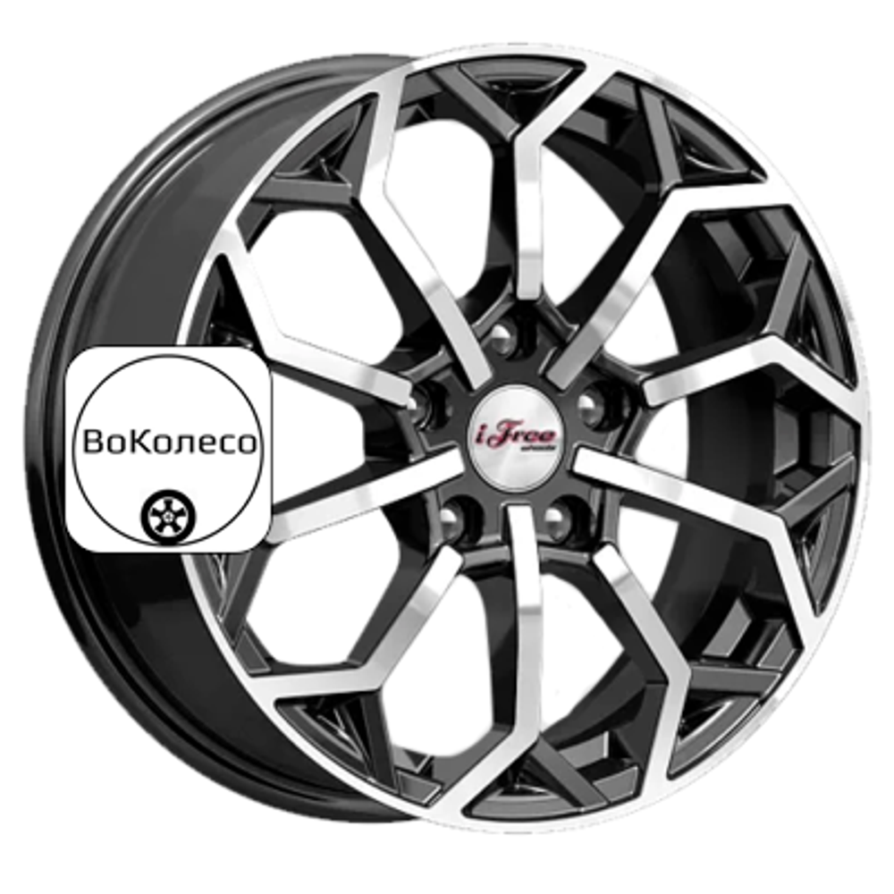 6,5x16/5x112 ET38 D66,6 Спейс-Нидл (КС1000) Блэк Джек iFree