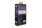 Набор, тактический фонарь Fenix PD36R Pro + брелок E03R V2.0 Grey