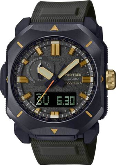 Японские наручные часы Casio Pro Trek PRW-6900Y-3E с хронографом