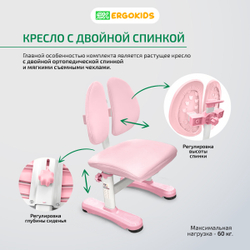 Детский стол и стул Ergokids Panda BD-28