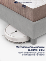 Кровать БайШарм (велюр, с ПМ)