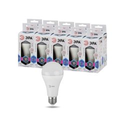 Лампа светодиодная ЭРА STD LED A65-30W-840-E27 30Вт груша нейтральный белый свет Е27 | Лампы cветодиодные Груша (A)