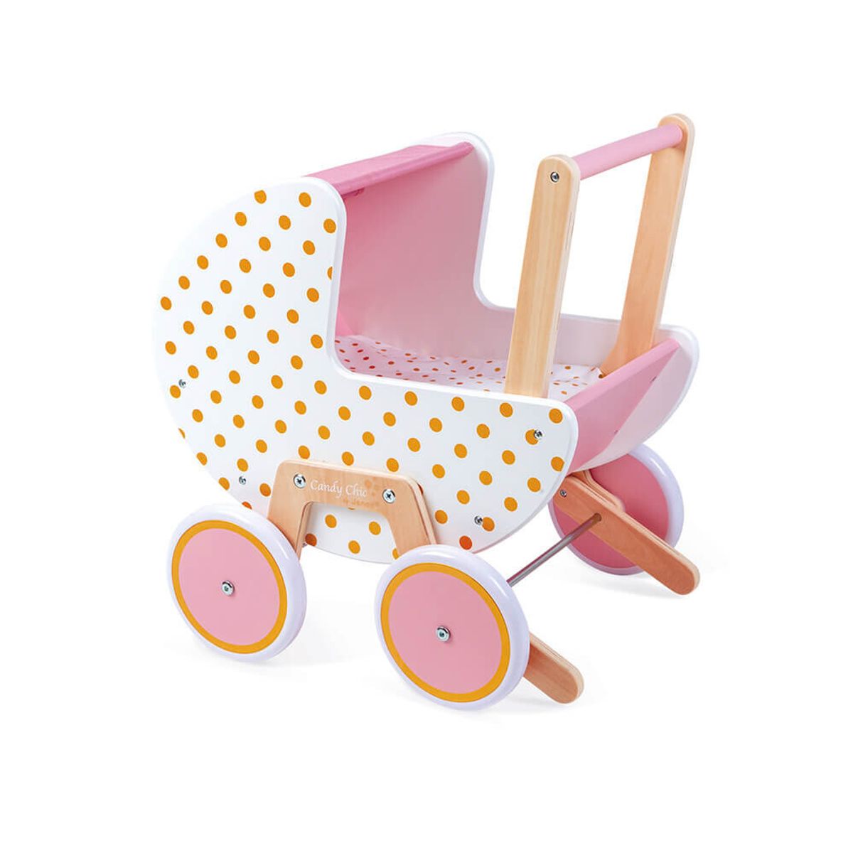 Коляска для кукол "CANDY CHIC"; деревянная