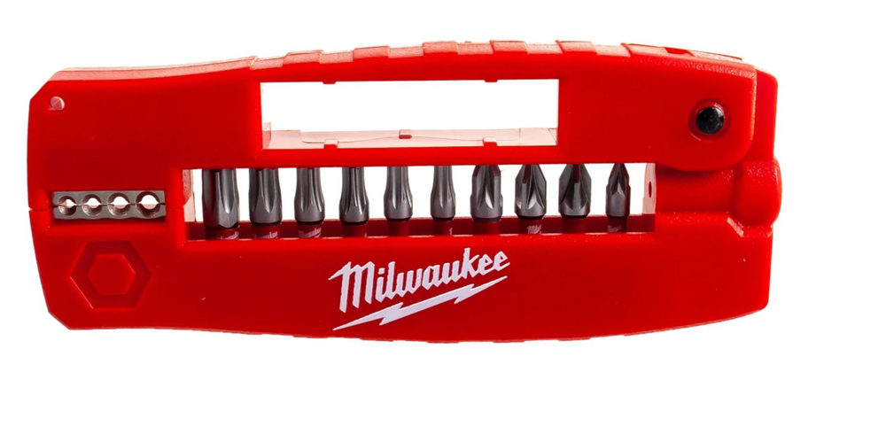 Набор бит Milwaukee SHOCKWAVE "Крокодил №2", 12 предметов, 4932430910