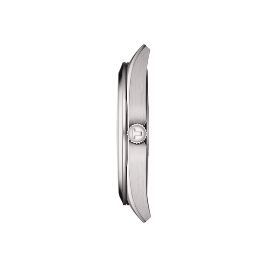 Tissot T127.410.16.051.01 Мужские швейцарские часы Tissot Gentleman вид сбоку