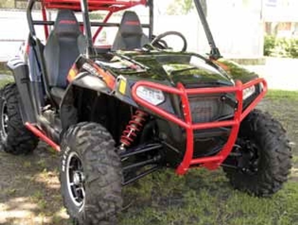 Бампер для квадроцикла Polaris RZR900/RZR4-900 "Quadrax" Elite черный, передний