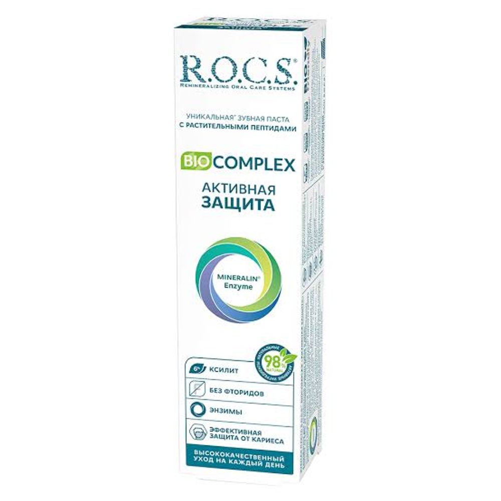 Зубная паста РОКС BIOCOMPLEX Активная защита 94 гр