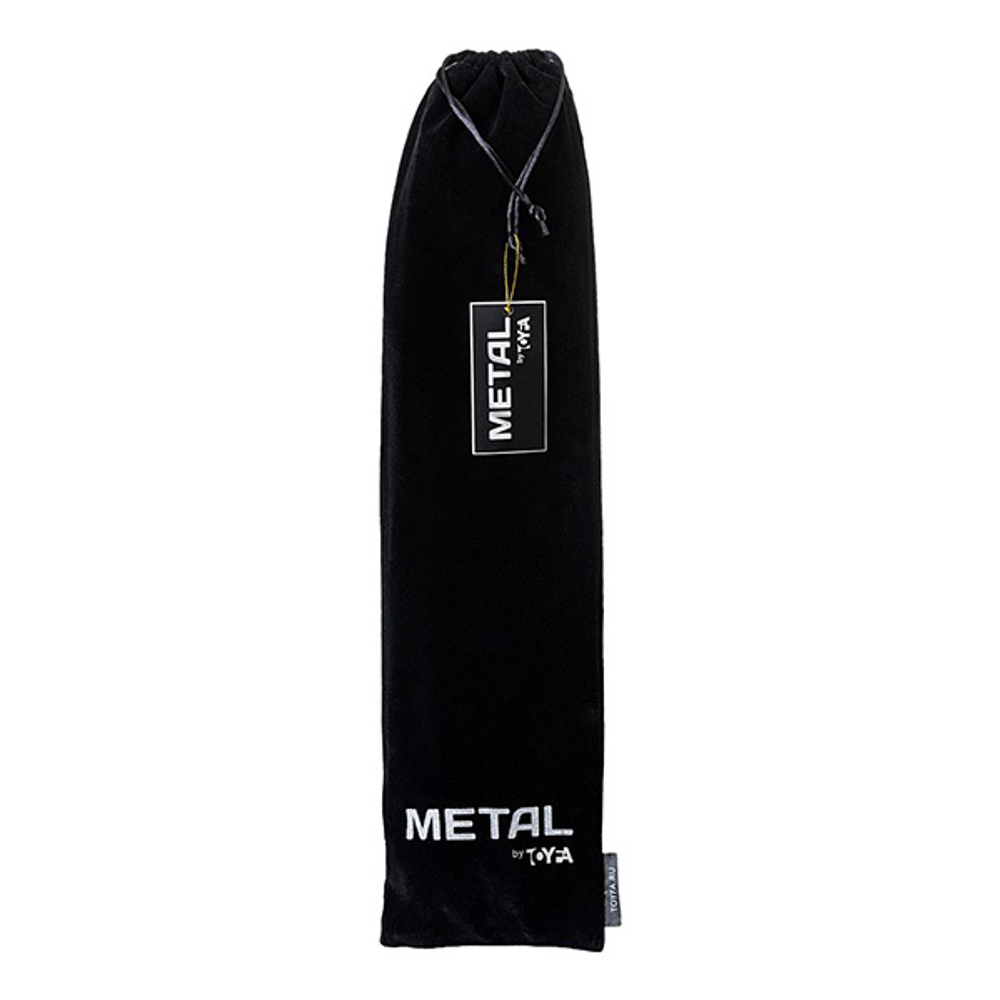 Серебристая анальная втулка 45см с бело-розовым хвостом размер S ToyFa Metal 712028-S