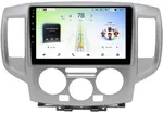 Магнитола для Nissan NV200 2009+ (рамка серебро) - Teyes CC4L монитор 9" IPS, Android 14, Быстрая, Snapdragon 662, CarPlay, 4G SIM-слот