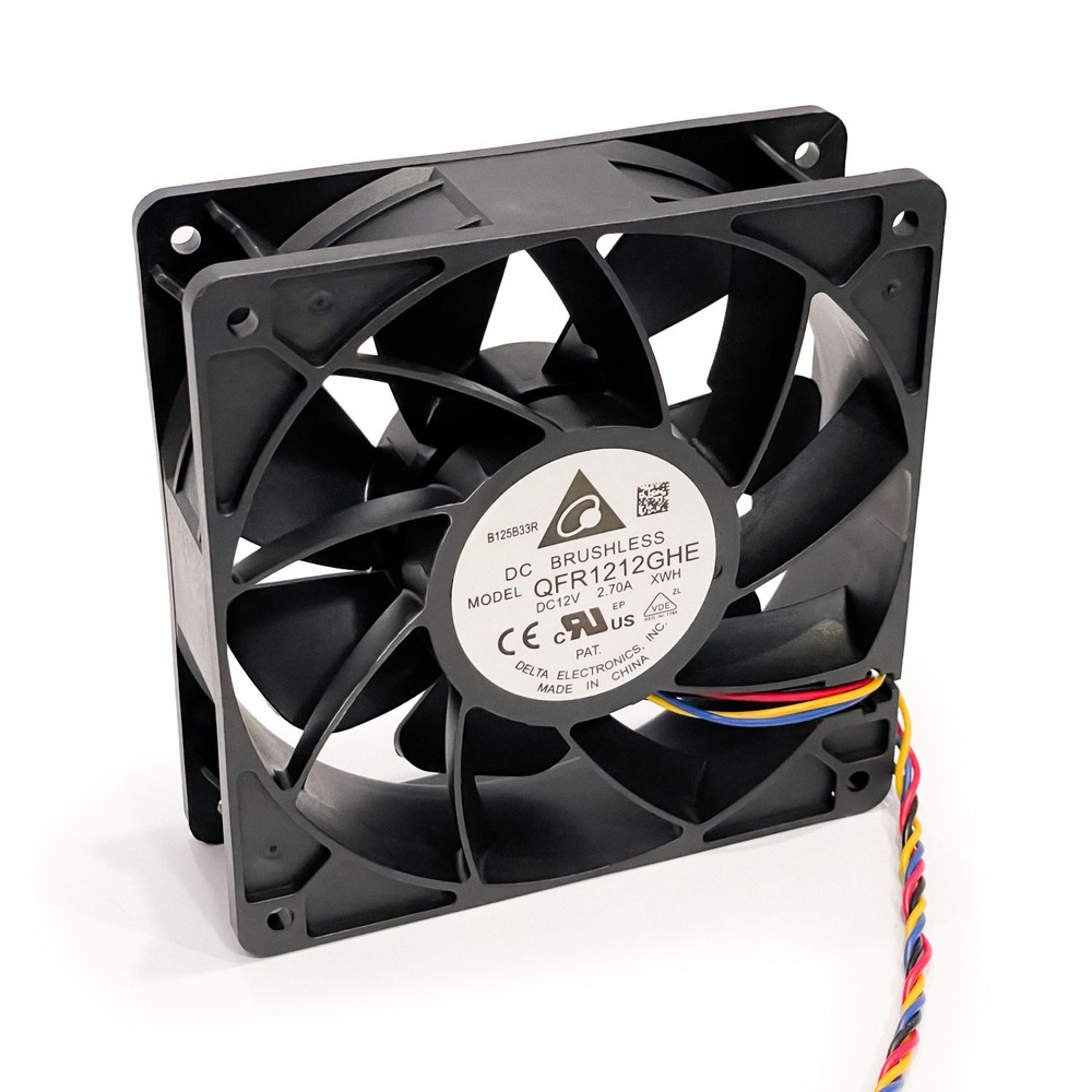 Кулер DELTA 120мм для корпуса ПК, 2,7А / 4pin (5 шт)