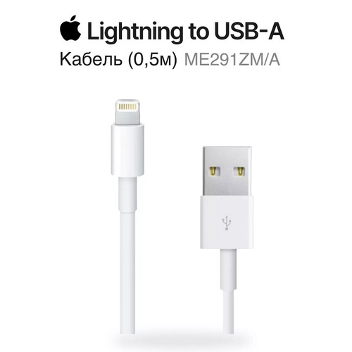 Кабель для устройств Apple Lightning to USB 0.5 m (ME291ZM/A)