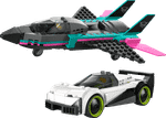Конструктор LEGO City 60489 Jet vs. Car