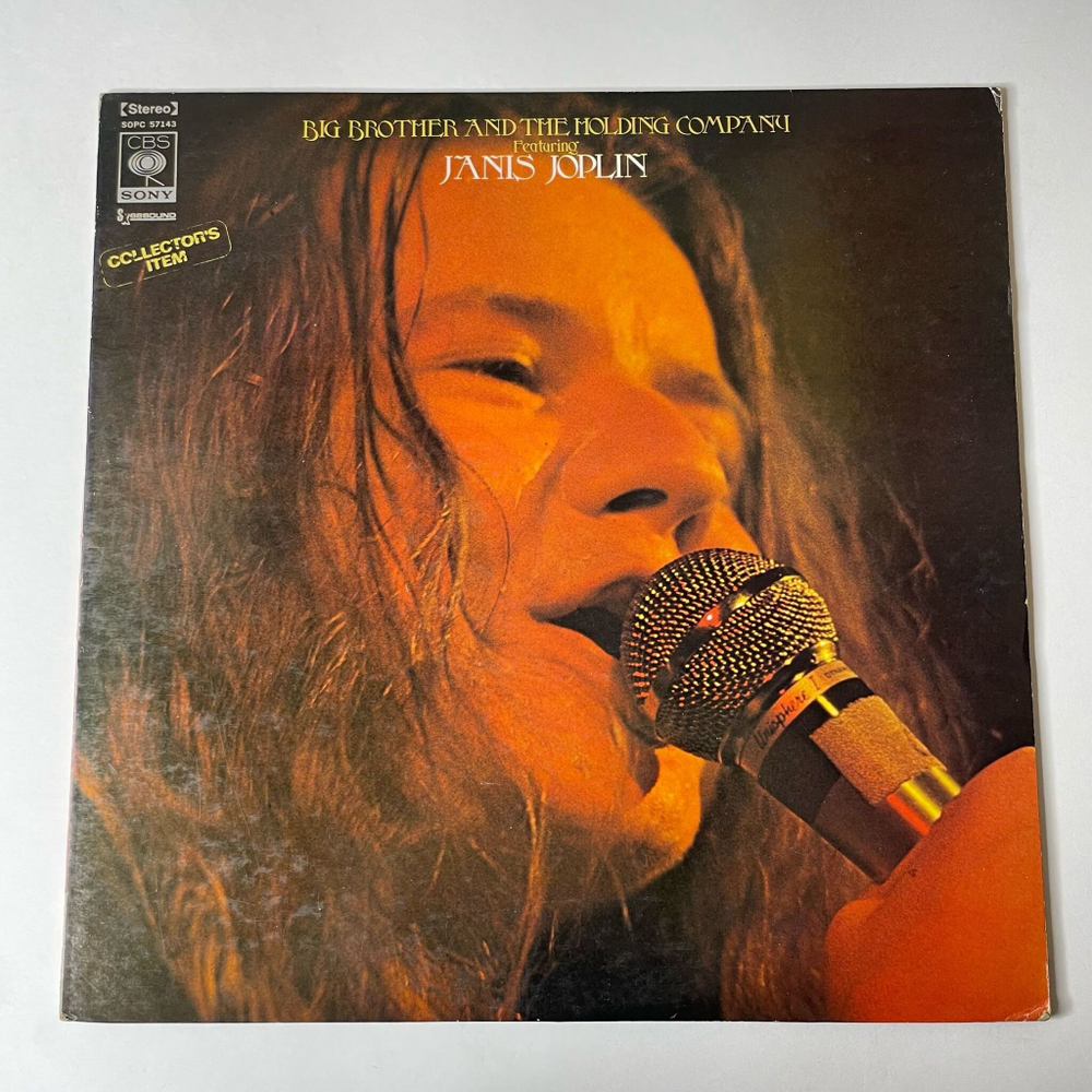 Винтажная виниловая пластинка LP Big Brother and The Holding Company Featuring Janis Joplin (Japan 1971) (No Obi)